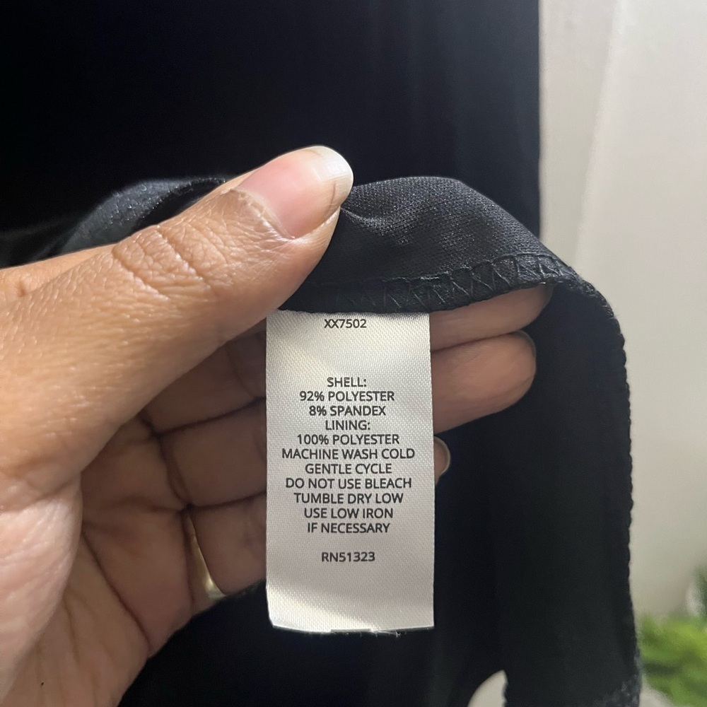 Halogen Black Ruffle Sleeve Blouse - Picture 3 of 7